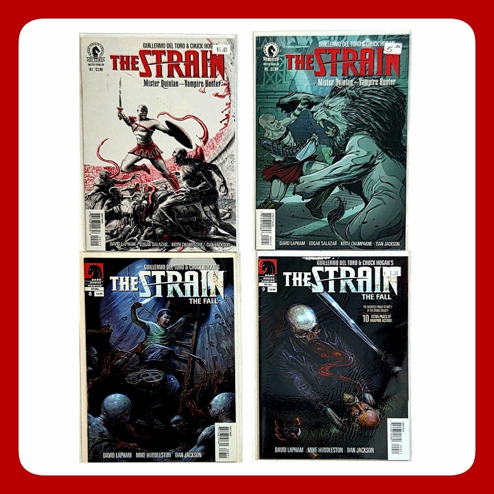 Strain Dark Horse Comics Lot Mister Quinlan 2 5 Fall 8 9 Vampire Horror